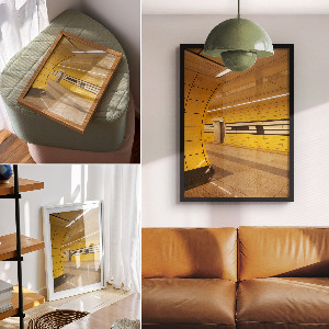 Dekoracyjny plakat ścienny Podziemna nowoczesność