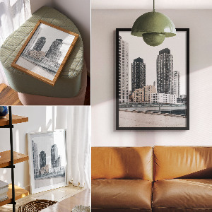 Grafika na ścianę Nowoczesne miasto