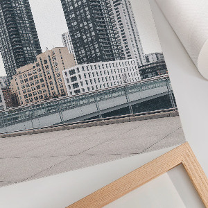 Grafika na ścianę Nowoczesne miasto