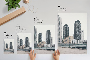 Grafika na ścianę Nowoczesne miasto