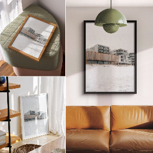 Wydruk na płótnie Zimowy krajobraz