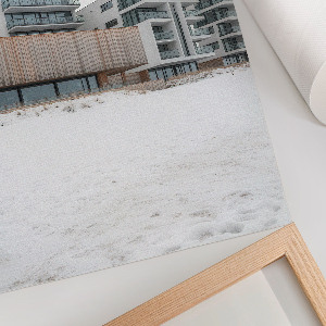 Wydruk na płótnie Zimowy krajobraz