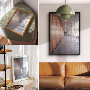 Plakat premium Nowoczesna przestrzeń