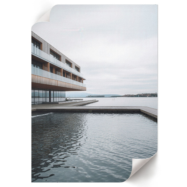 Dekoracyjny plakat ścienny Nowoczesna architektura