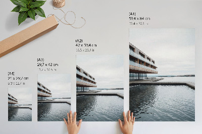 Dekoracyjny plakat ścienny Nowoczesna architektura