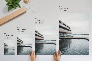 Dekoracyjny plakat ścienny Nowoczesna architektura