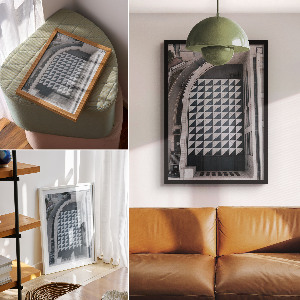 Wydruk na płótnie Geometria miejskia