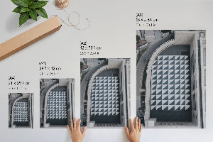 Wydruk na płótnie Geometria miejskia