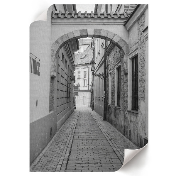 Dekoracyjny plakat ścienny Miejska uliczka
