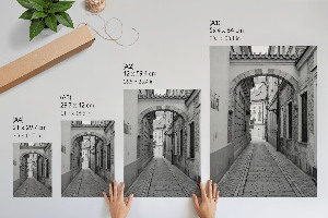 Dekoracyjny plakat ścienny Miejska uliczka