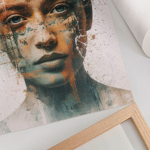 Wydruk na płótnie Tropikalny portret