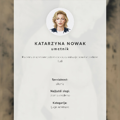 Plakat premium Portret mężczyzny