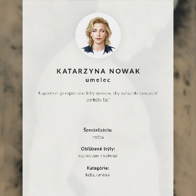 Plakat premium Portret mężczyzny