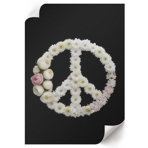 Grafika na ścianę Kwiatowy pokój