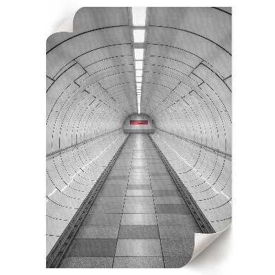 Dekoracyjny plakat ścienny Tunel futurystyczny