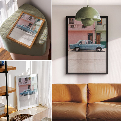 Grafika na ścianę Retro auto