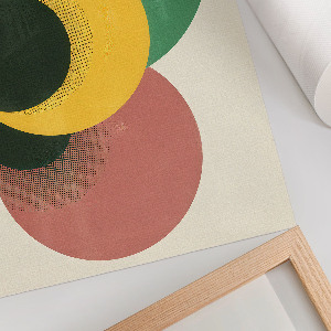 Dekoracyjny plakat ścienny Kolorowe okręgi