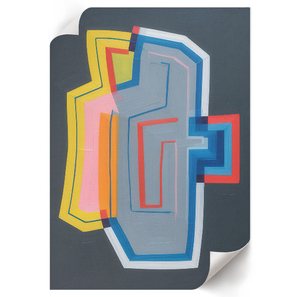 Grafika na ścianę Kolorowe formy