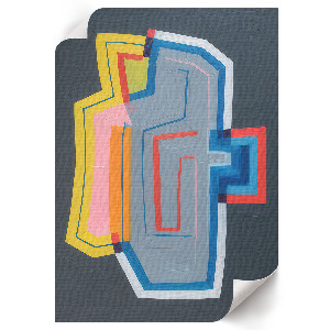 Grafika na ścianę Kolorowe formy