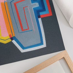 Grafika na ścianę Kolorowe formy