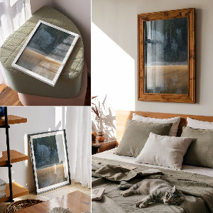 Grafika na ścianę Leśna cisza