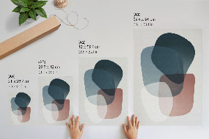 Plakat premium Pastelowa abstrakcja