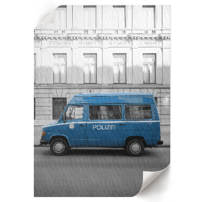 Grafika na ścianę Policyjne auto