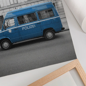 Grafika na ścianę Policyjne auto