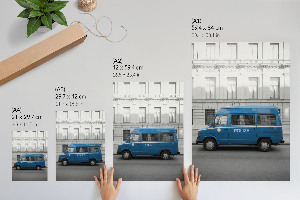 Grafika na ścianę Policyjne auto