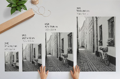 Grafika na ścianę Miejska nostalgia