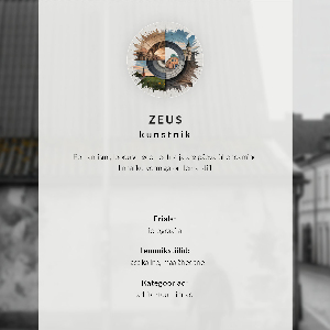 Grafika na ścianę Miejska nostalgia