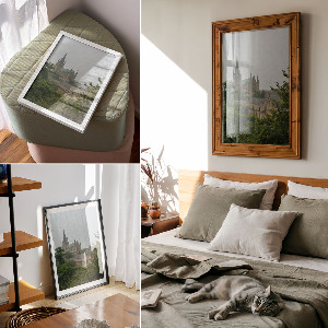 Dekoracyjny plakat ścienny Gotycka architektura