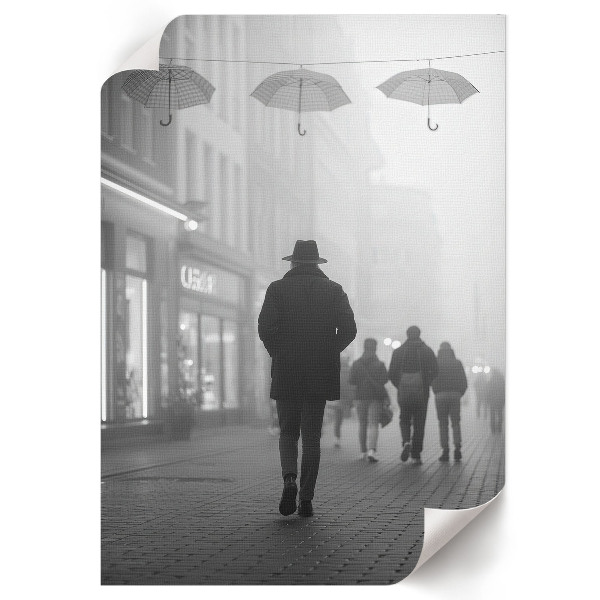 Dekoracyjny plakat ścienny Miejski spacer