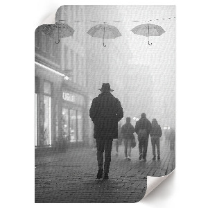 Dekoracyjny plakat ścienny Miejski spacer