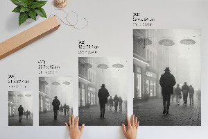 Dekoracyjny plakat ścienny Miejski spacer