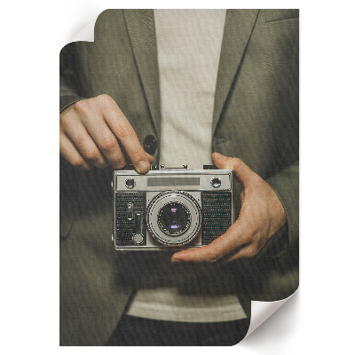 Grafika na ścianę Aparat retro