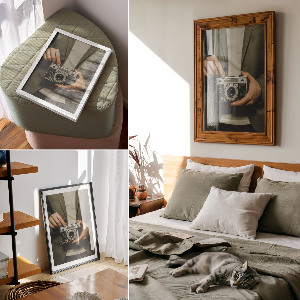 Grafika na ścianę Aparat retro