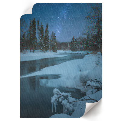 Plakat premium Zimowa noc