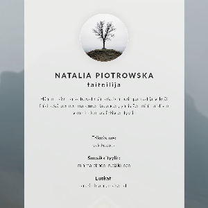 Dekoracyjny plakat ścienny Mglisty krajobraz