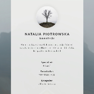 Dekoracyjny plakat ścienny Mglisty krajobraz