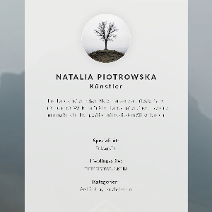 Dekoracyjny plakat ścienny Mglisty krajobraz