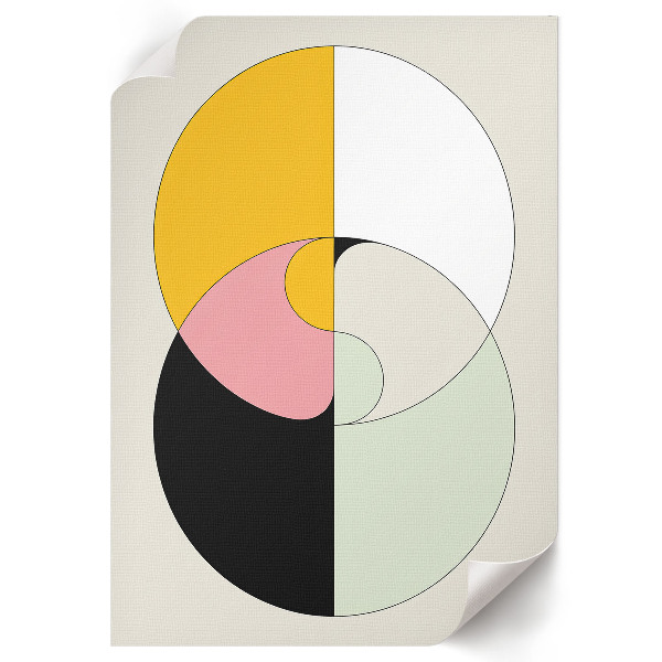 Plakat premium Geometryczne koła