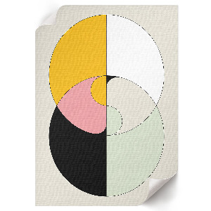 Plakat premium Geometryczne koła