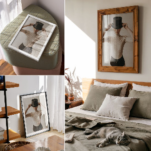 Dekoracyjny plakat ścienny Tajemnicza elegancja