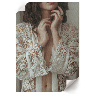 Grafika na ścianę Koronkowa elegancja