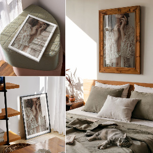 Grafika na ścianę Koronkowa elegancja