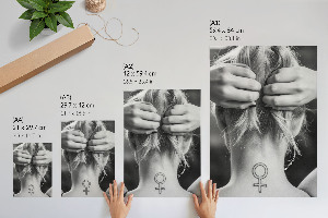 Wydruk na płótnie Wyrazista kobiecość