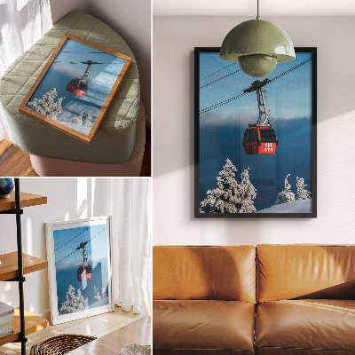 Plakat premium Górska gondola