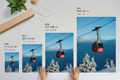 Plakat premium Górska gondola