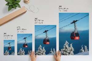 Plakat premium Górska gondola
